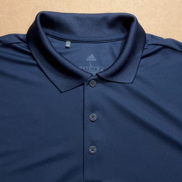 NWOT Adidas Navy Polo - Picture 2 of 8